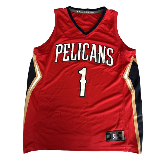 Fanatics Other - Fanatics Zion Williamson New Orleans Pelicans Large Basketball Jersey Red NBA